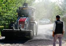 Başkan Geçit, Samanköy’deki Ulaşım Yatırımlarını İnceledi